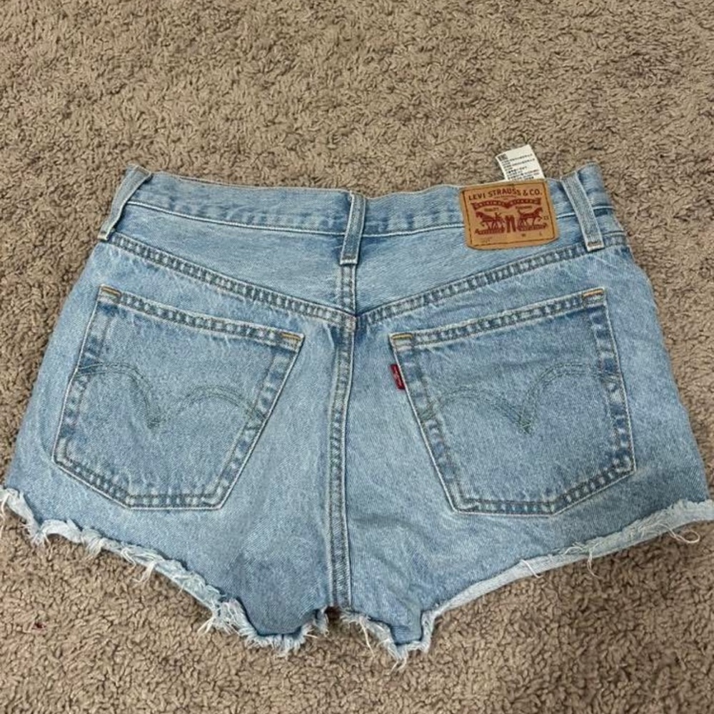 Levi's Women's Blue Denim Shorts
